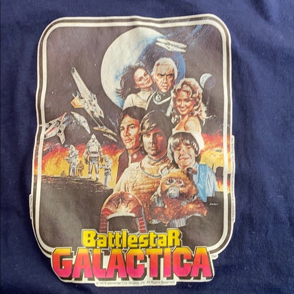 Vintage 1970’s Battlestar Galactica T-shirt - Picture 4 of 4